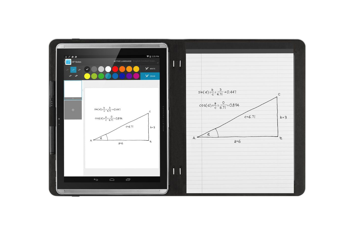 HP Tablet-Hülle für HP Pro Slate 12 12" – Schwarz