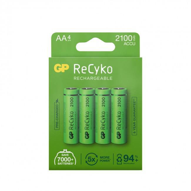 GP Batteries GP AA Akkus, NiMH, 2000 mAh, 1,2 V – 4 Stk.