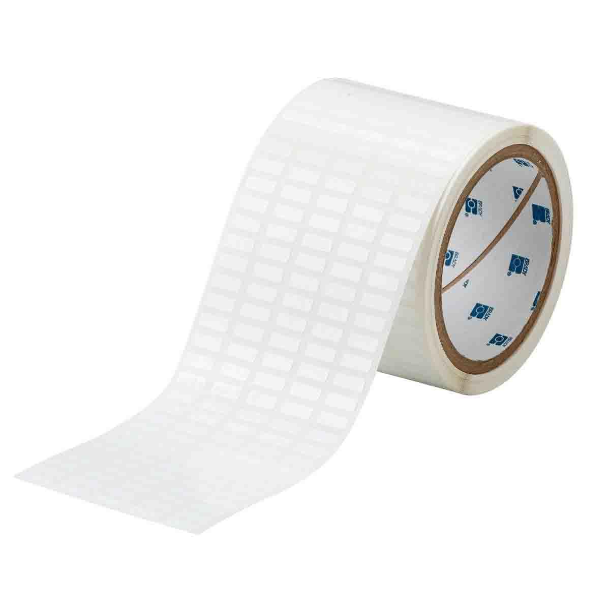Brady THT-36-422-10 – Etiketten (Rolle) 13 × 5 mm – Polyester, weiss – permanent haftend – Thermotransfer