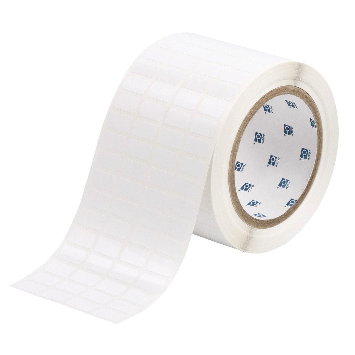 Brady THT-57-423-10 – Etiketten (Rolle) 18 × 10 mm – Polyester, weiss – permanent haftend – Thermotransfer