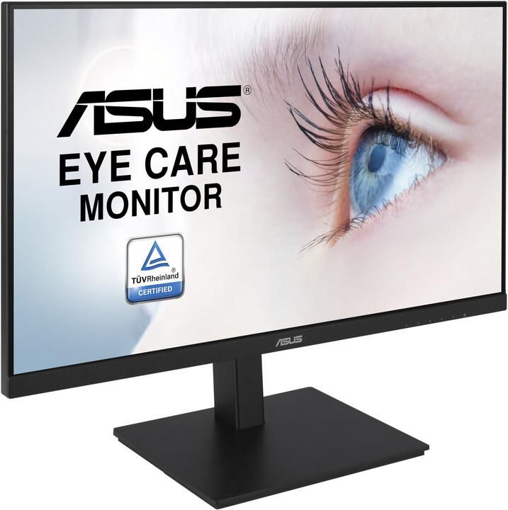 ASUS VA27DQSB – Monitor, 27", 1920 × 1080 (Full HD), IPS, 75 Hz, 250 cd/m², VESA 100 × 100, Schwarz