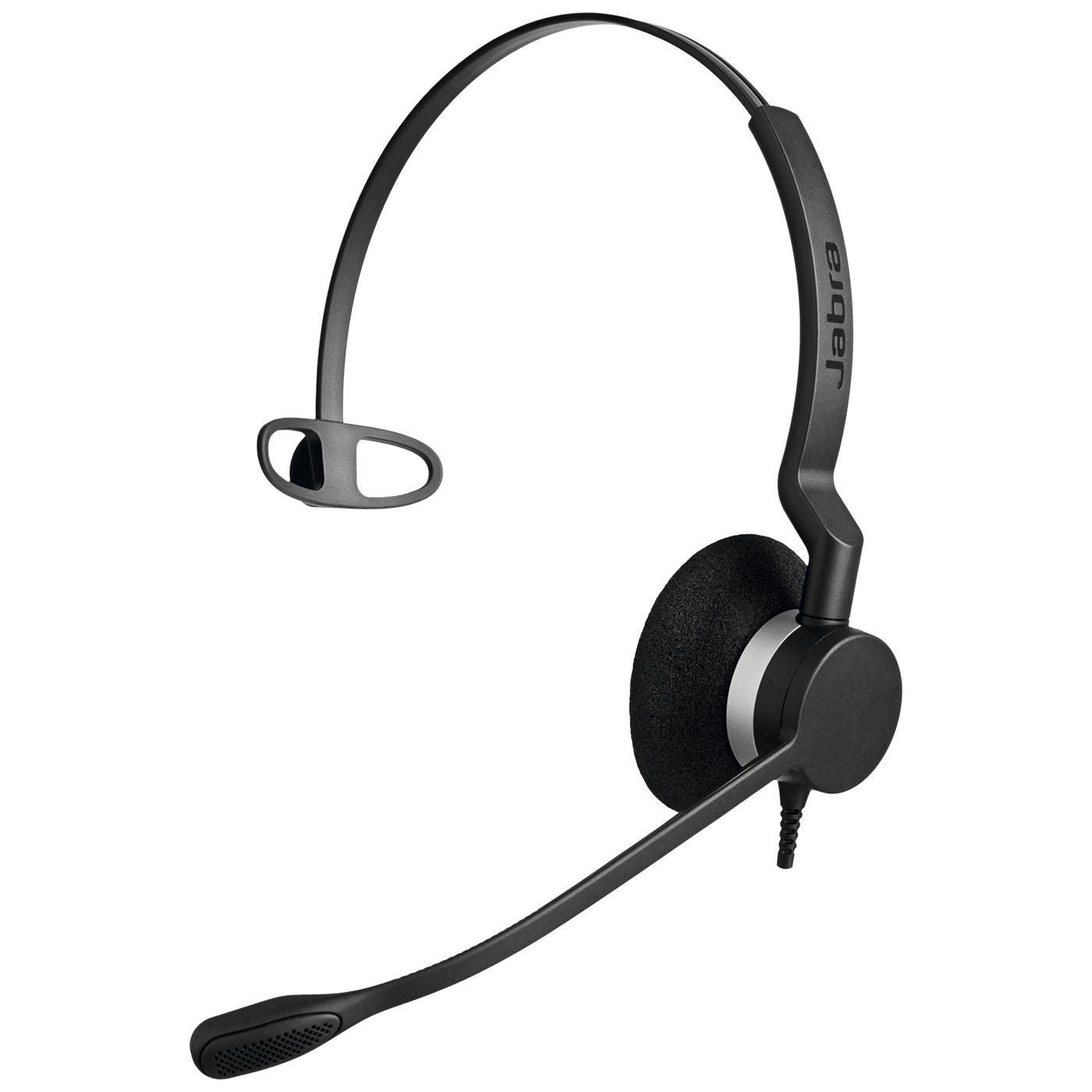 Jabra Biz 2300 – Mono Headset – On-Ear – Kabelgebunden, Klappbares Boom-Mikrofon – Schwarz