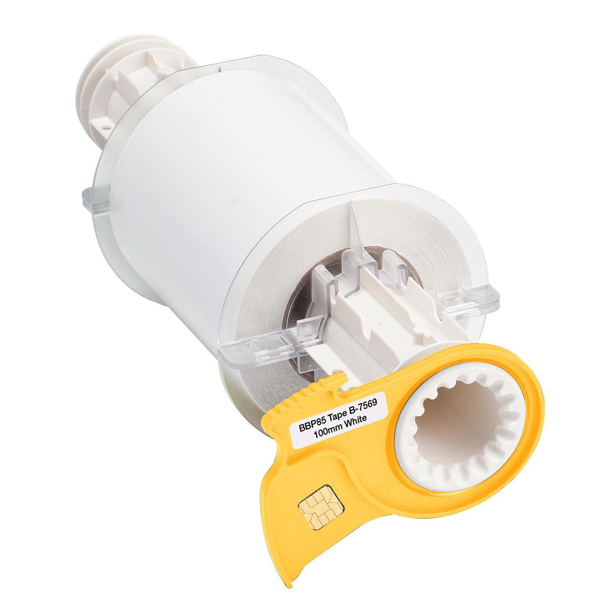 Brady B85-100X15M-7569WT – Endlos-Etiketten 100 × 15 m – Weiss – Thermotransfer – für BBP85