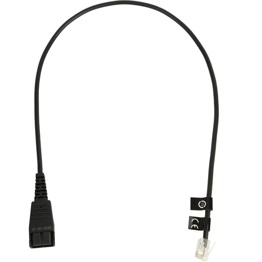 Jabra QD-Kabel zu RJ10 – gerade, 0,5 m