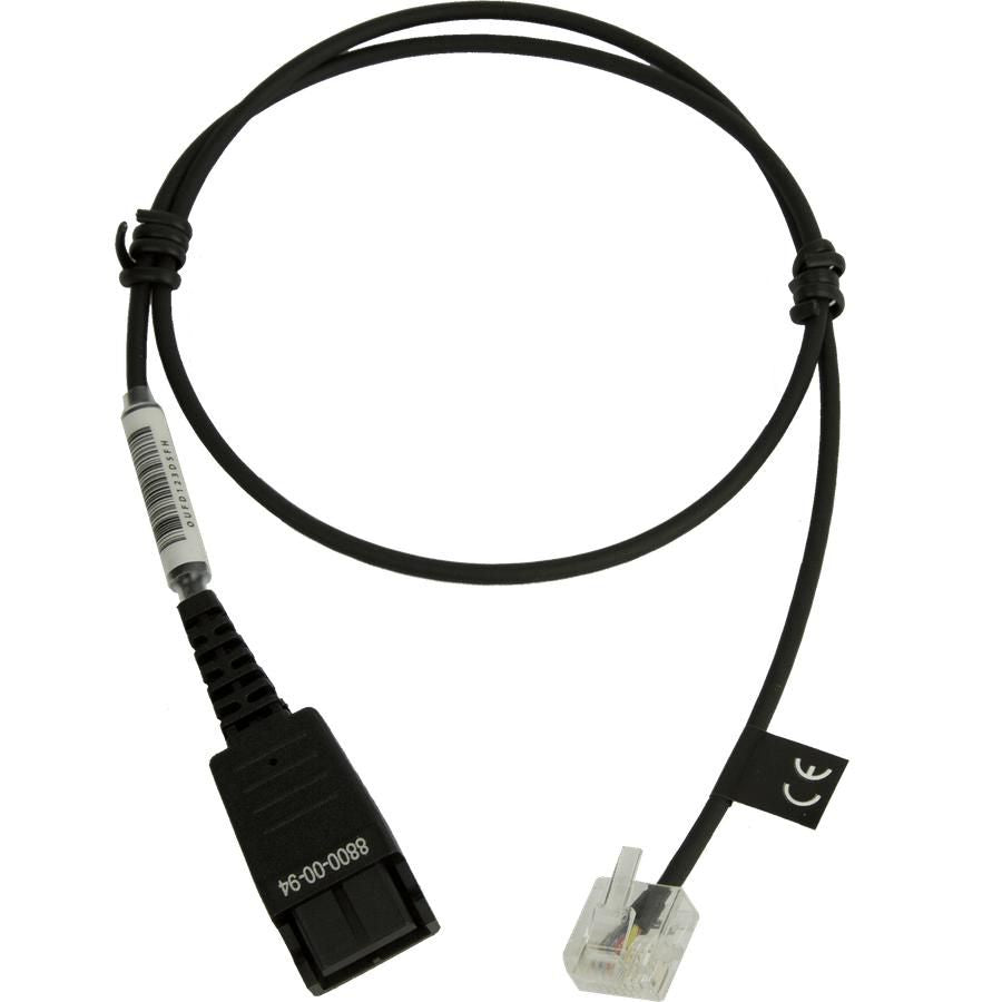 Jabra Headset-Adapter, Quick Disconnect (QD) auf RJ45, für Siemens OpenStage
