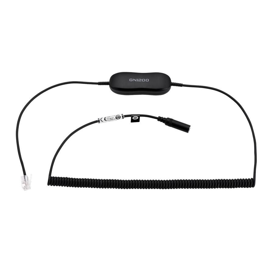 Jabra Evolve – Headset-Kabel (RJ9 → 3,5 mm), 2 m, für Tischtelefone