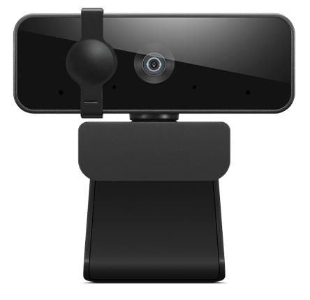 Lenovo Essential FHD Webcam – Full HD 1080p, 30 fps, USB 2.0, Sichtschutz – Schwarz