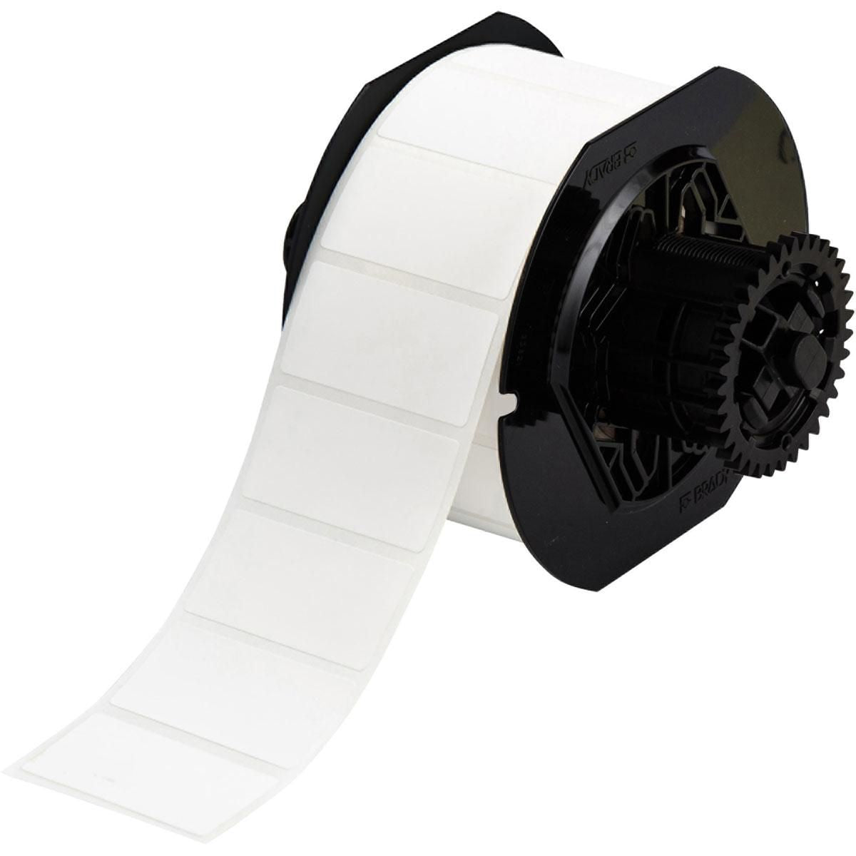 Brady B33-17-425 – Etiketten (Rolle) 51 × 25 mm – 1500 Etiketten/Rolle – Polypropylen, Weiss – für BBP33/i3300