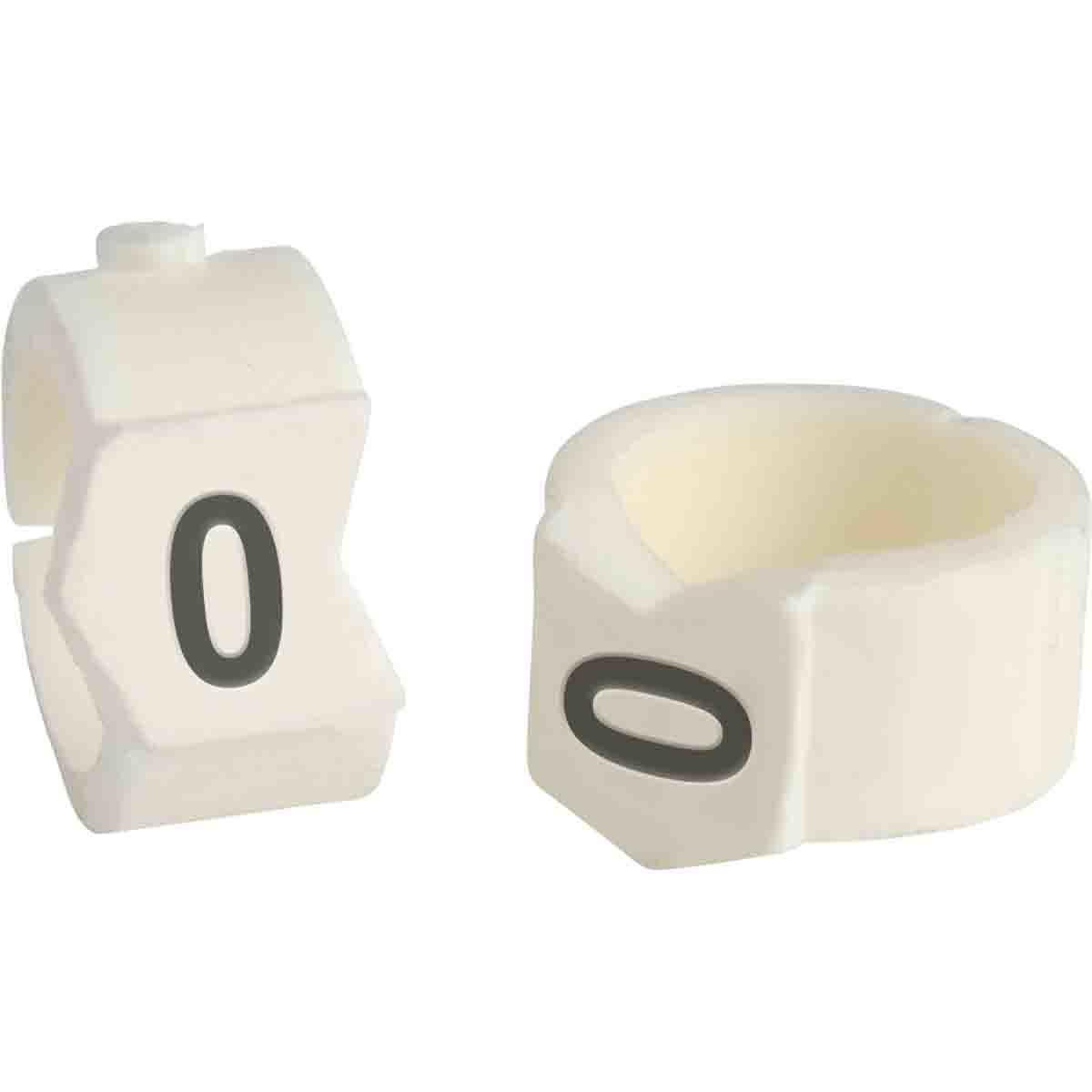 Brady Schrumpfschlauch-Set, 50 Stk., Innendurchmesser 0,9 mm, Aussendurchmesser 1 cm – Schwarz/Weiss