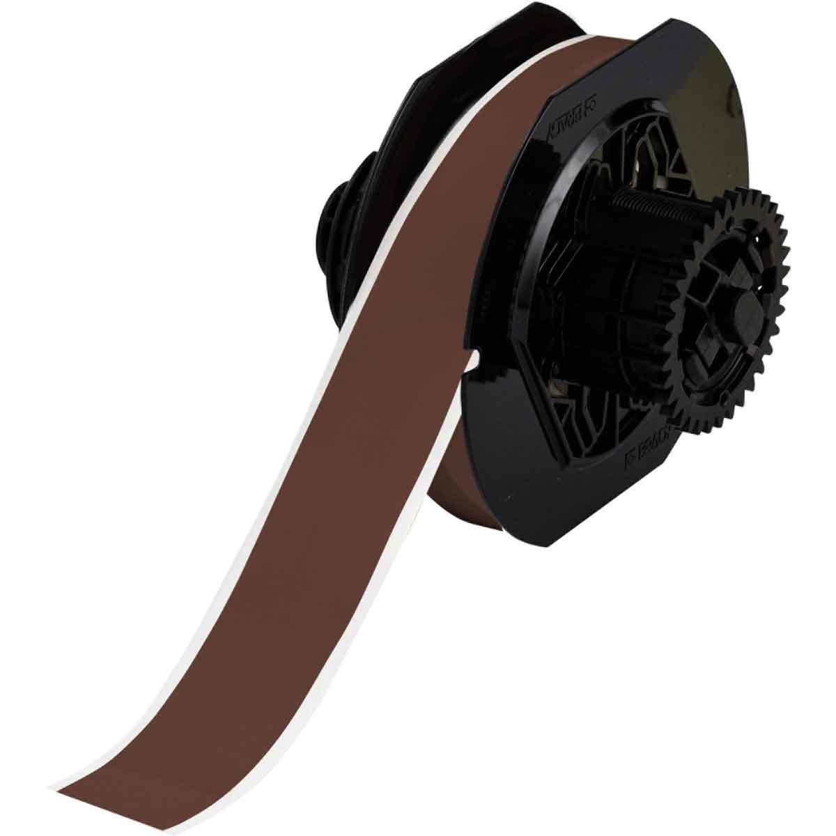 Brady Endlos-Etiketten 29 mm – Vinyl, Glanz, Braun – Thermotransfer – für BBP-Serie, i3300, S3000/S3100