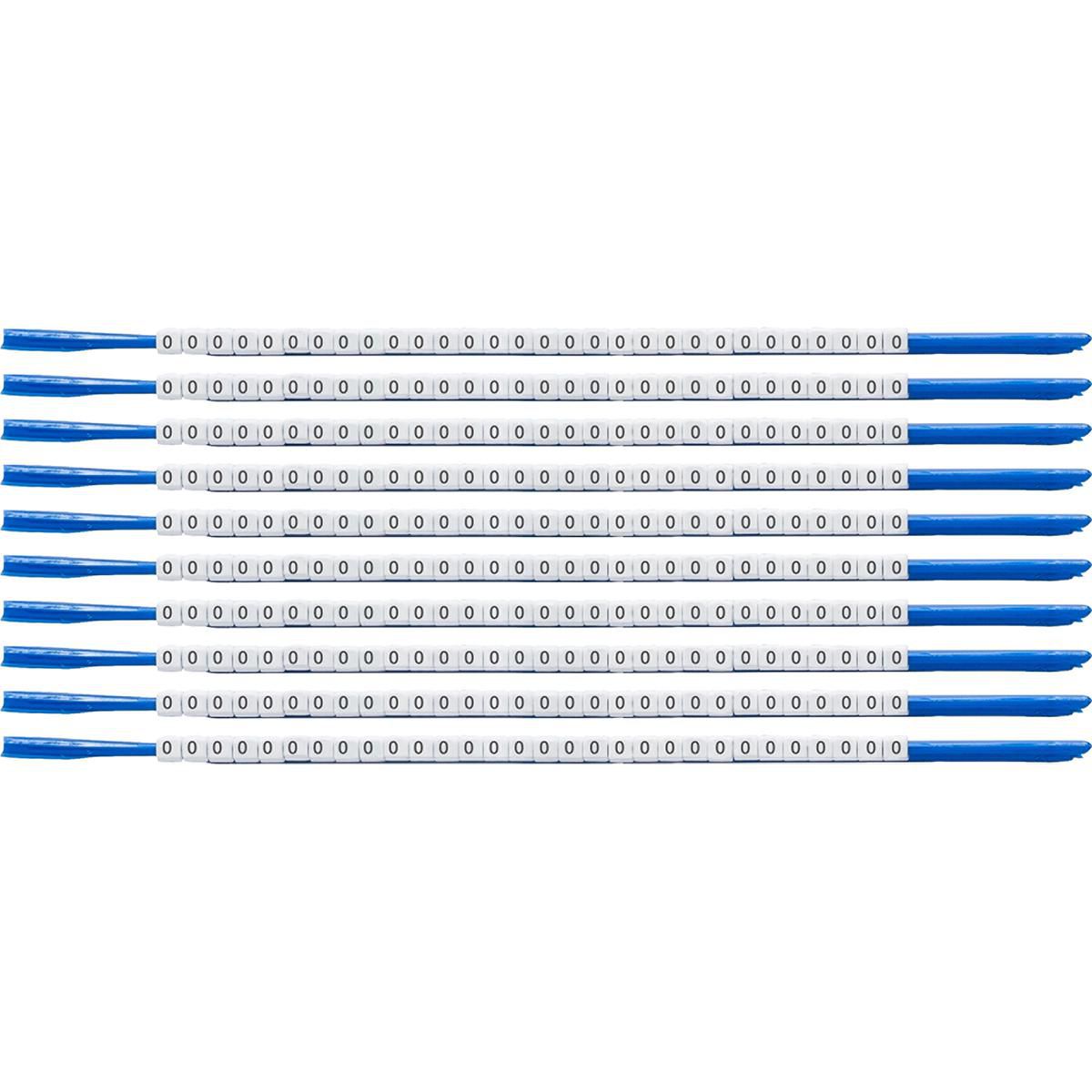 Brady Schrumpfschlauch-Set, 300 Stück, Ø 1,9–2,4 mm – Schwarz/Weiss
