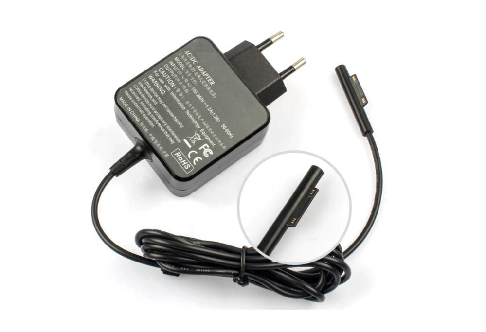 CoreParts RC2-00002 Netzteil 31 W – für Surface Pro 3 – EU-Stecker (Typ C) – Schwarz
