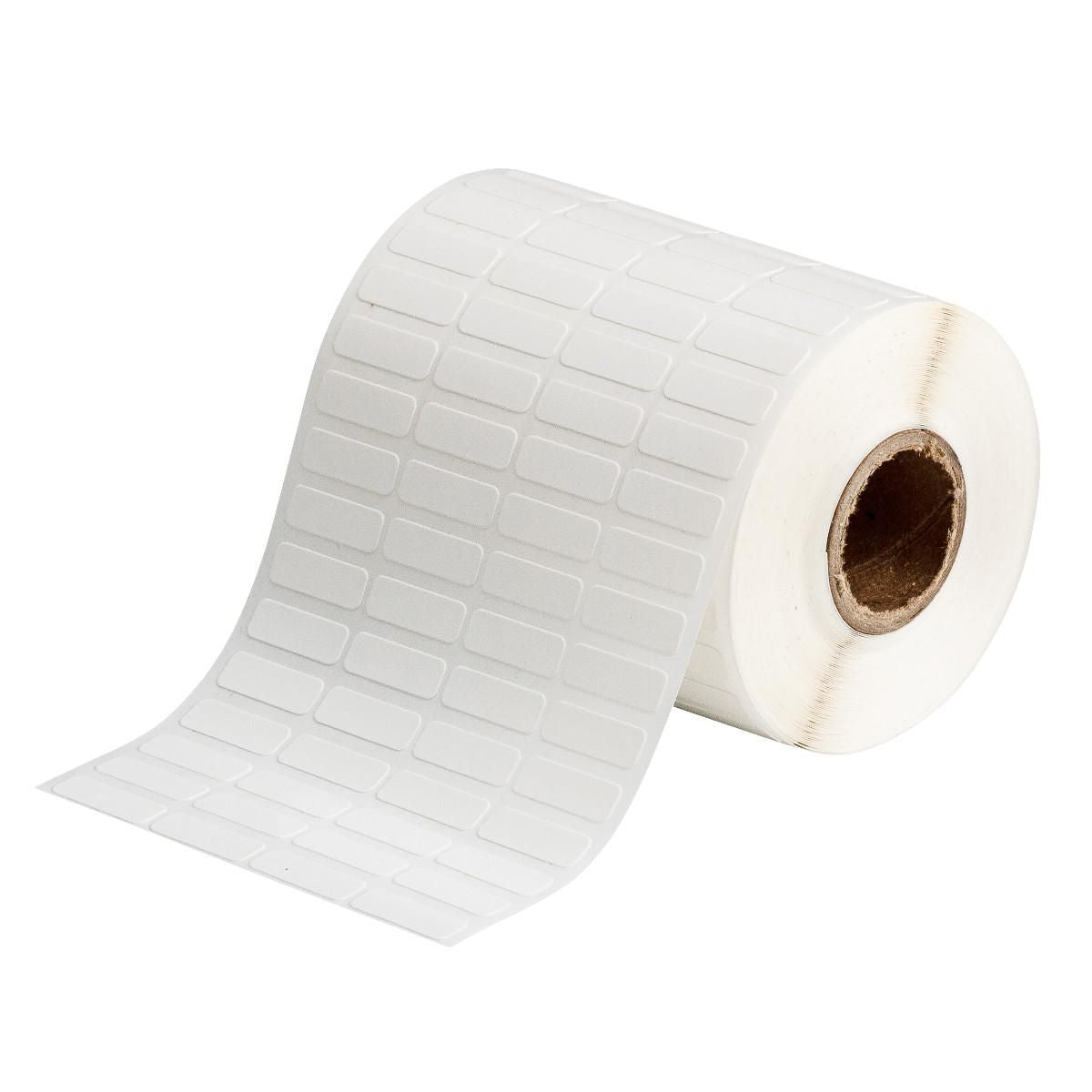 Brady BPT-1-8423-2.5 – Etiketten (Rolle) 19 × 6 mm – Polyester, weiss – Thermotransfer – 2'500 Etiketten/Rolle
