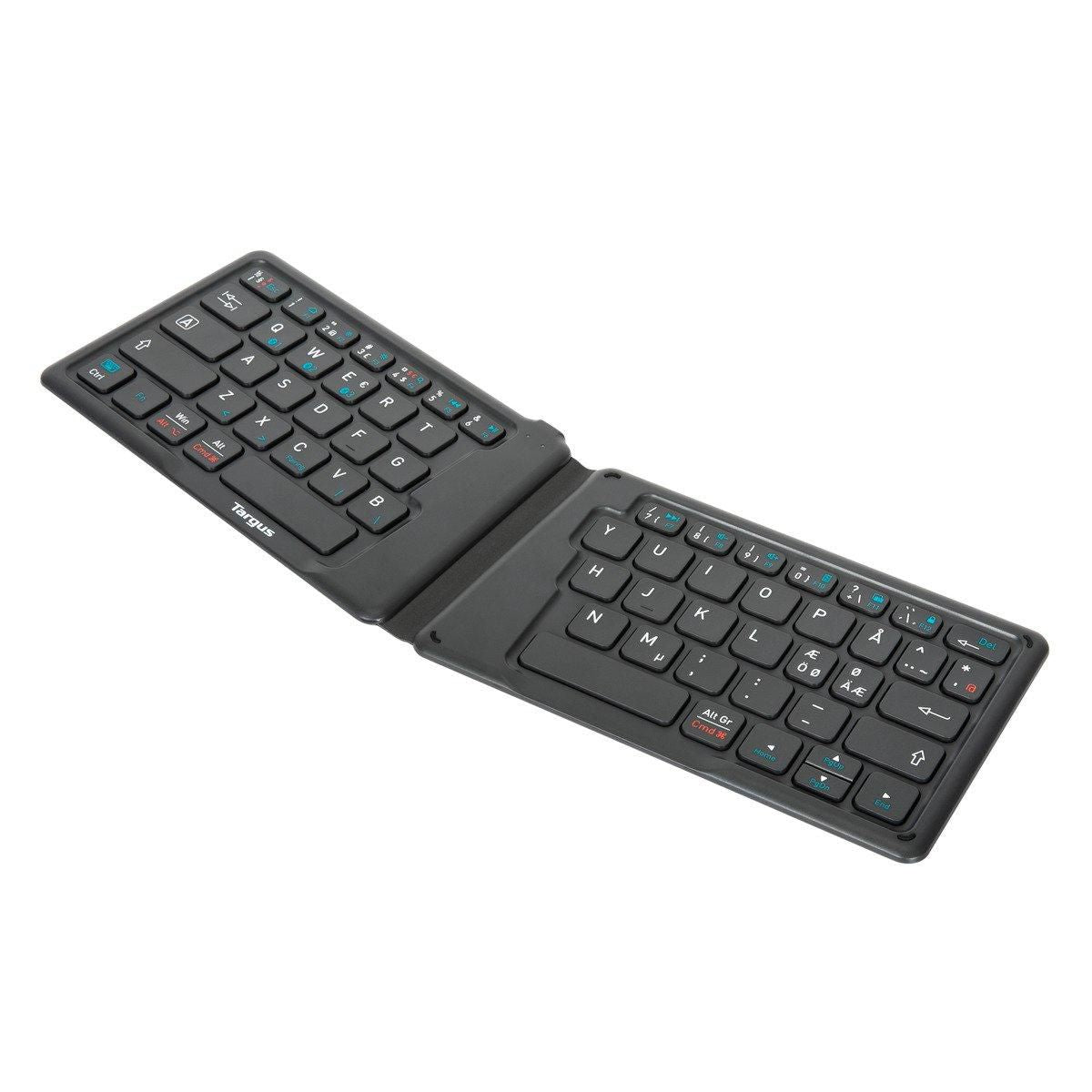Targus Tastatur, ergonomisch, faltbar, mit antimikrobieller Beschichtung