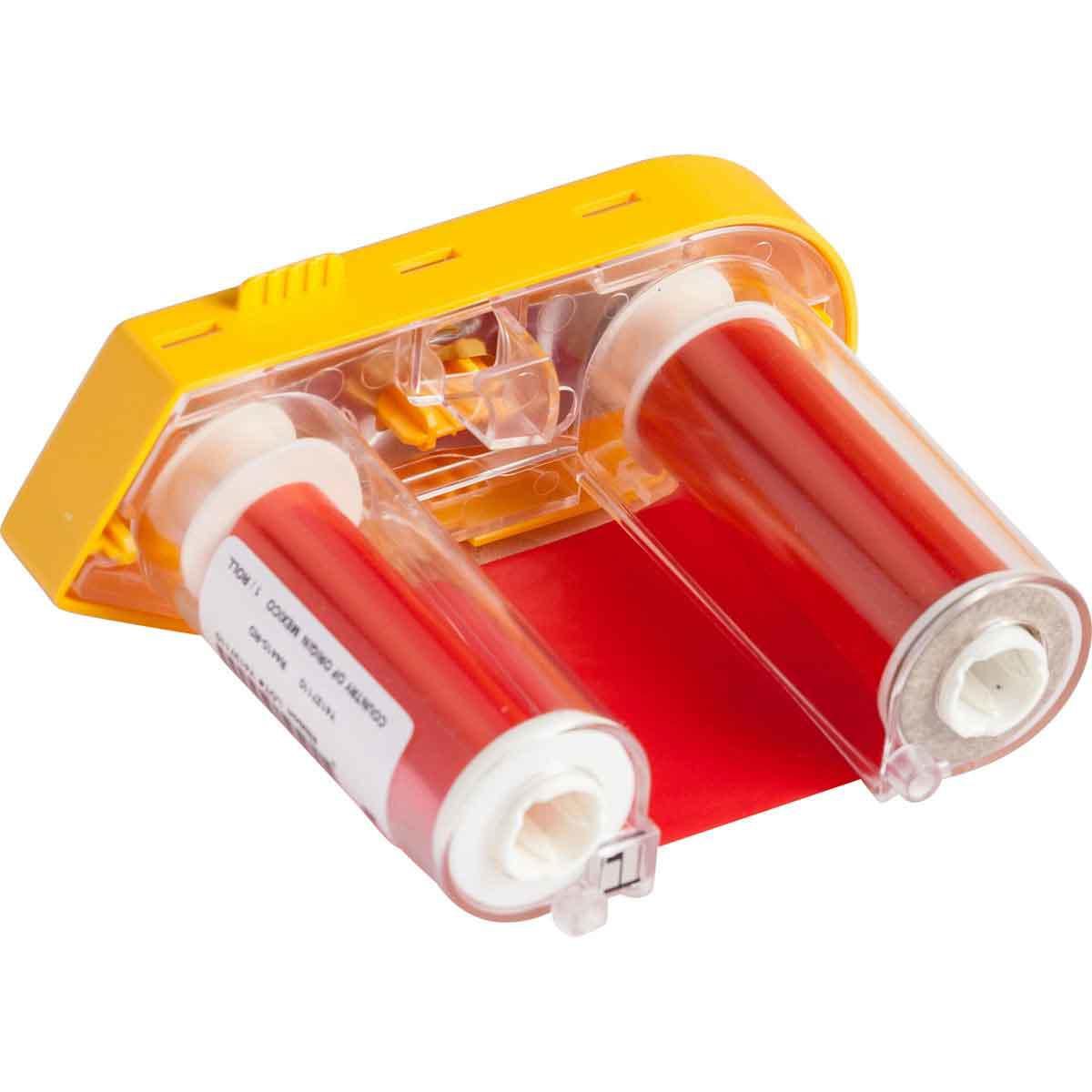 Brady Thermotransferband 50 mm × 22,9 m, rot, für BMP61, M611, M610, 1 Stk