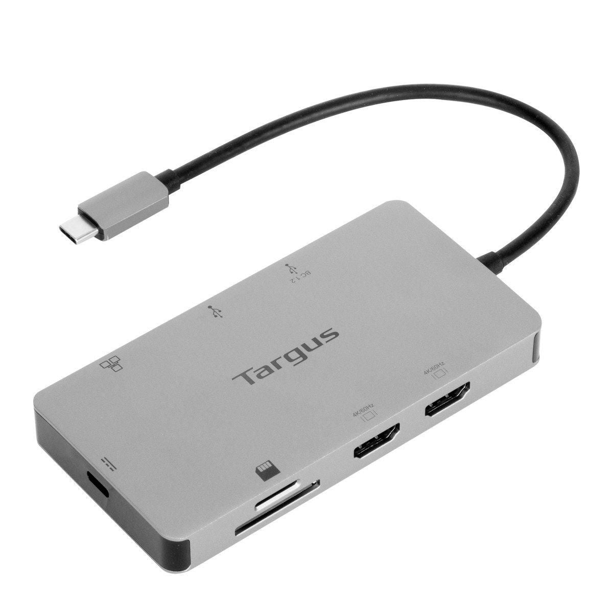 Targus DOCK423 Dockingstation – USB-C, 2× HDMI, 2× USB-A, 100 W PD, SD/microSD, für Windows/Mac/ChromeOS