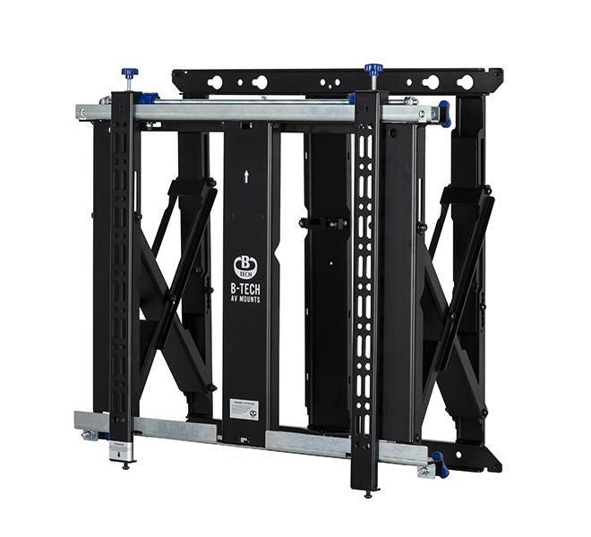 B-Tech Videowand-Stand, ausziehbar, ultraflach, VESA 600×400