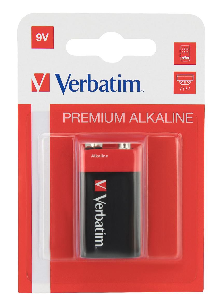 Verbatim 9V Batterie, Alkaline – 1 Stk.