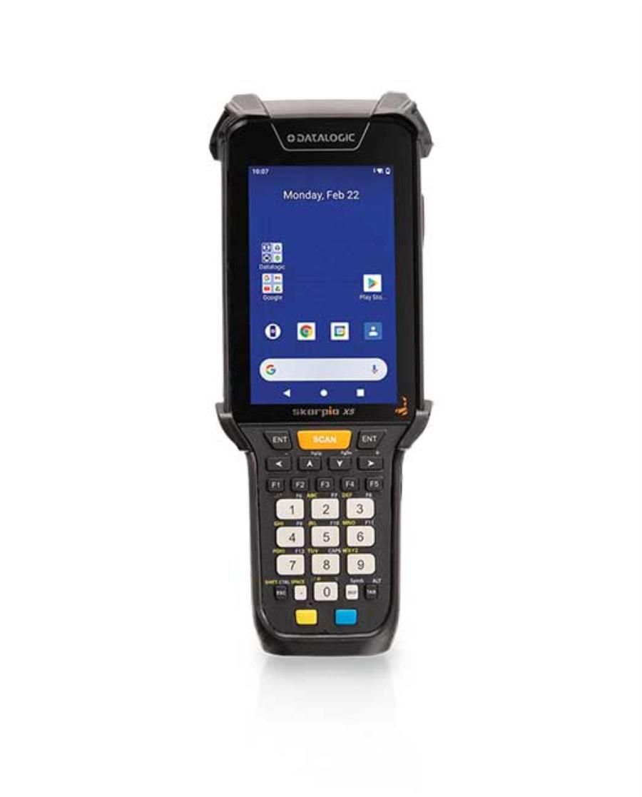 Datalogic Skorpio X5 4,3" Handheld – 800 × 480 Touch (5:3), Qualcomm SD660, 3 GB RAM, 32 GB SSD, Android 10