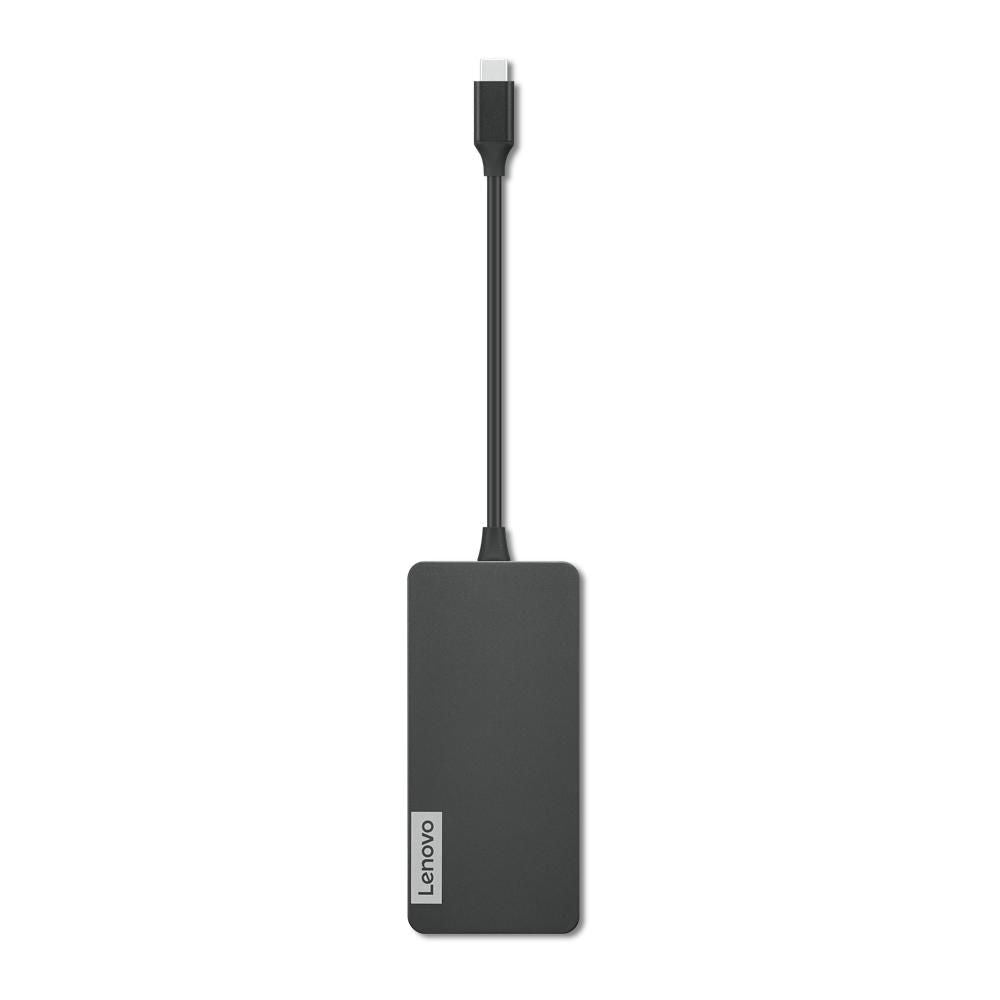 Lenovo GX90T77924 Multiport-Adapter – USB-C, 1× HDMI, 3× USB-A, SD/microSD, für Windows 10