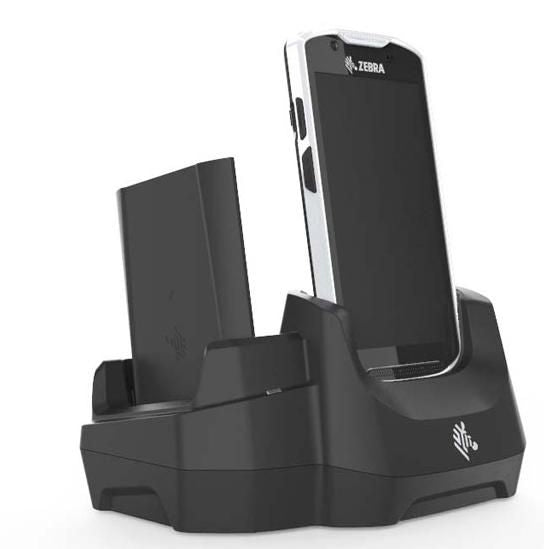 Zebra Ladestation – Ethernet & USB – für TC5x Terminals – inkl. 1 Slot, 1 Ersatz, Netzteil