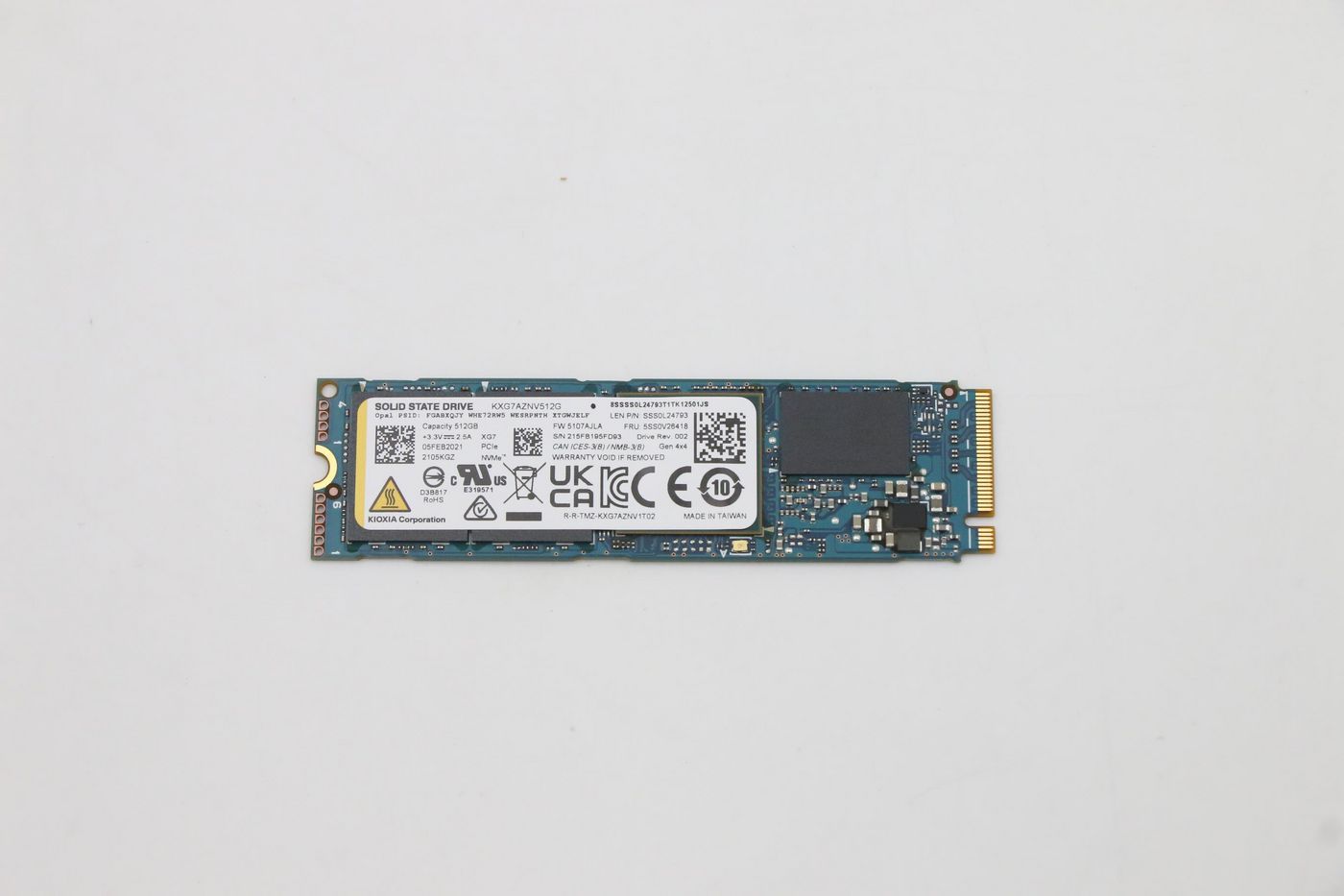 Lenovo 512 GB – M.2, NVMe