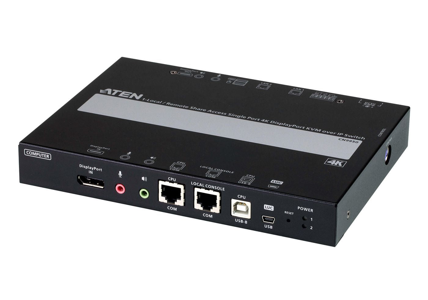 ATEN KVM-Switch, DisplayPort, 4K (3840 × 2160), KVM über IP, Remotezugriff, Virtuelle Medien