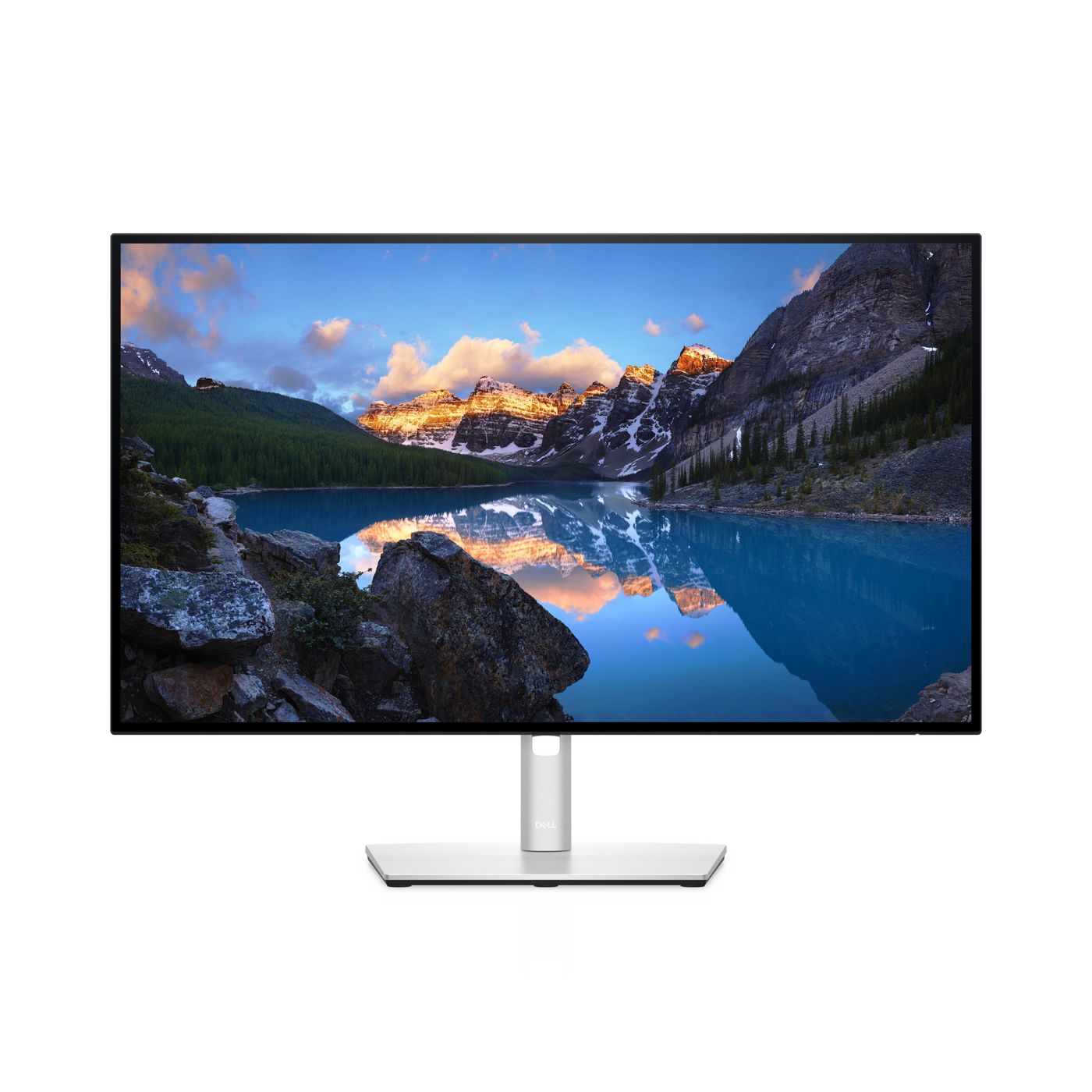 DELL U2722DE – Monitor, 27", 2560 × 1440 (WQHD), IPS, 60 Hz, 350 cd/m², USB-C, VESA 100 × 100, Silber