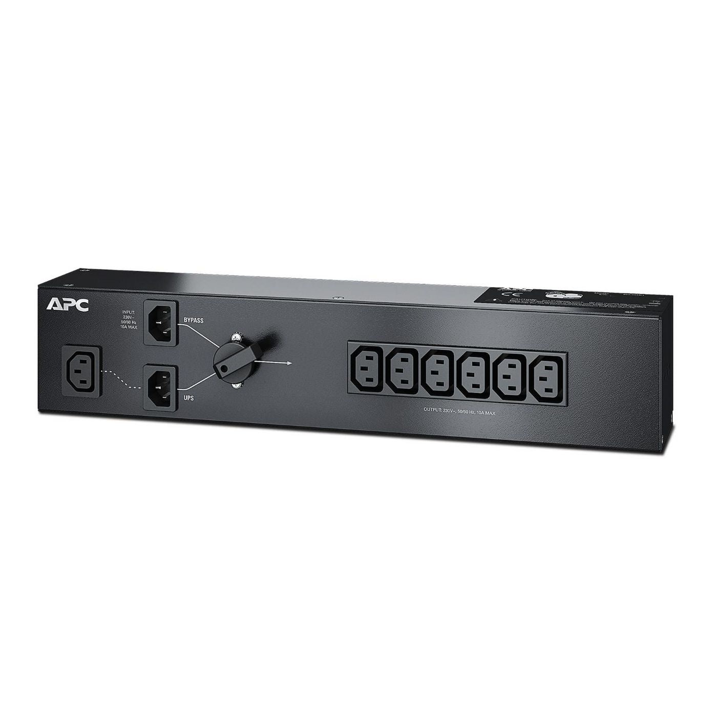 APC Rack-PDU – Service-Bypass, 10 A 230 V, 6×C13
