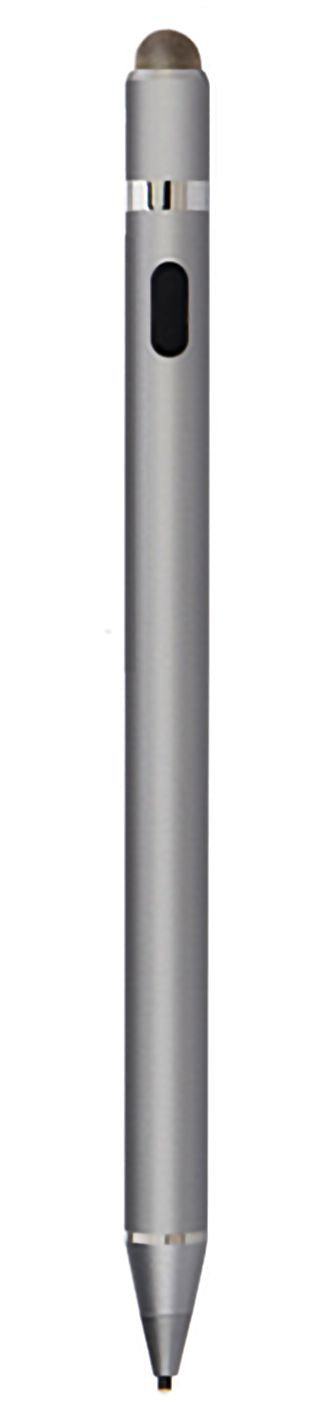 eSTUFF Eingabestift für kapazitive Touchscreens – Bluetooth, LiPo 140 mAh – Grau