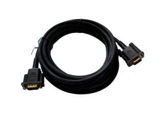Zebra RS-232-Kabel – DB9 Stecker auf DB9 Buchse, Pin-9 Power, gerade – 4,6 m