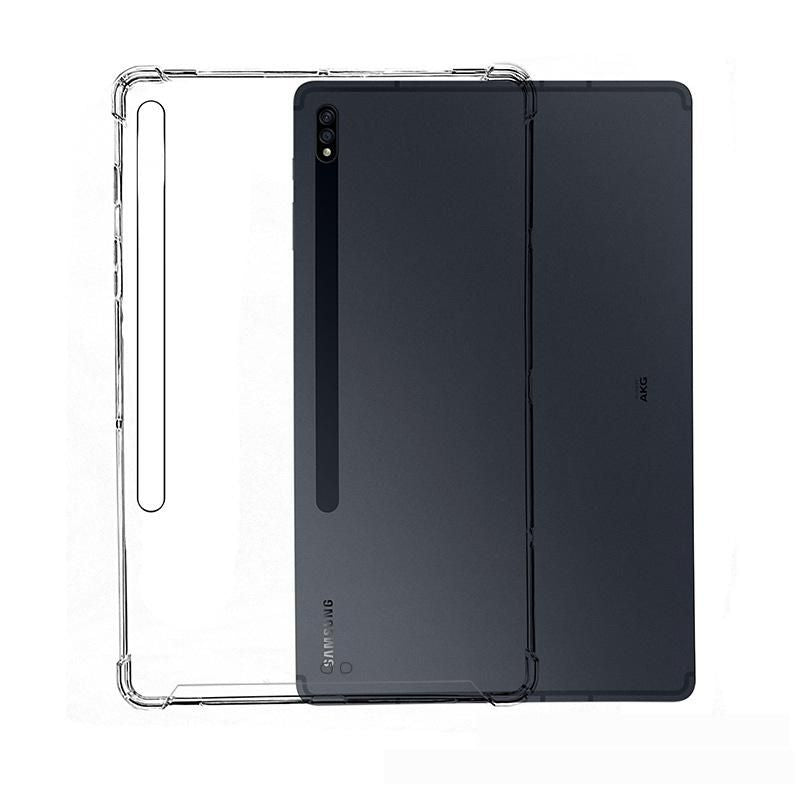 eSTUFF ORLANDO Tablet-Hülle für Samsung Galaxy Tab S7 (SM-T870, SM-T875, SM-T876B) 11" – Transparent