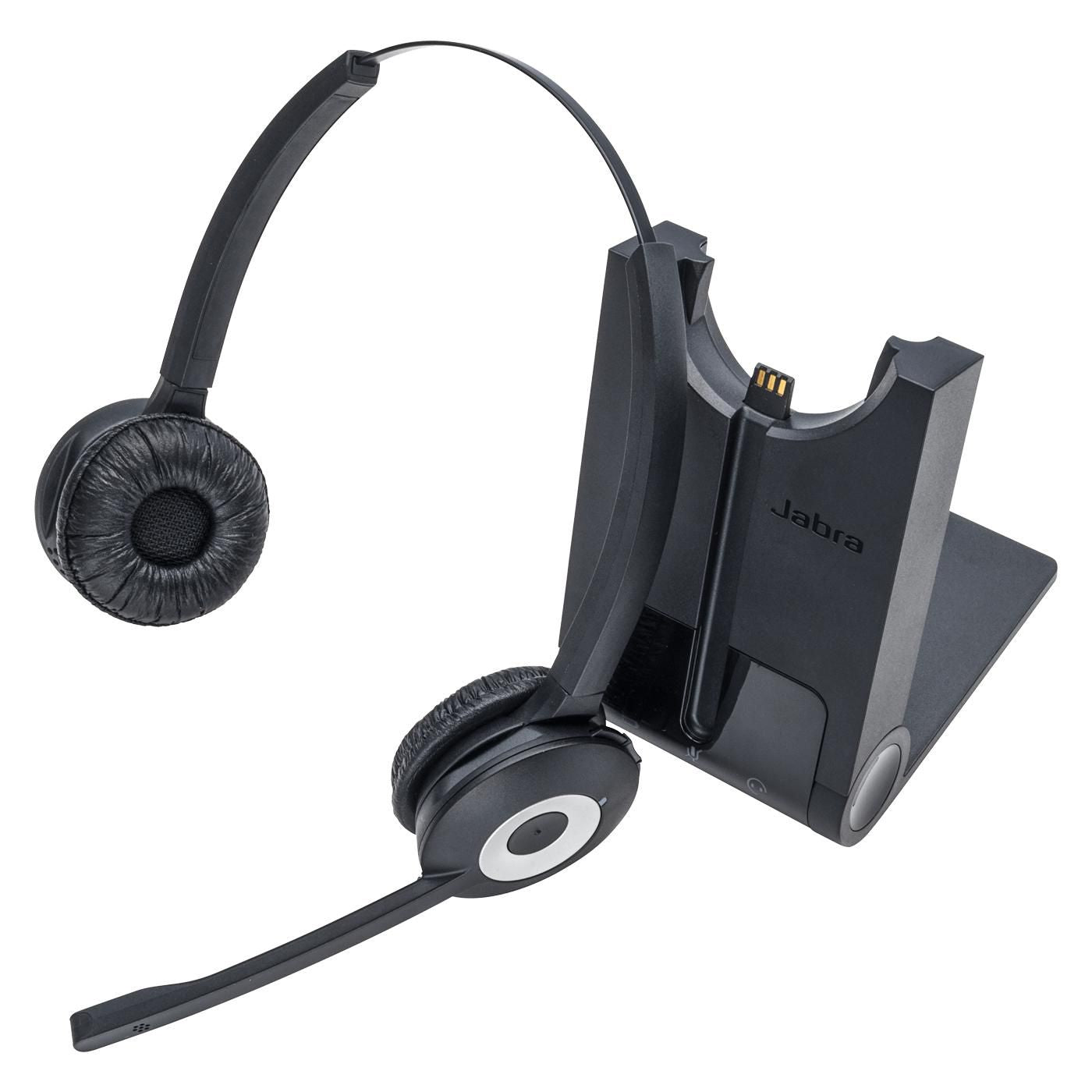 Jabra PRO 920 DUO – Mono Headset – DECT, Boom-Mikrofon, Geräuschunterdrückung – Schwarz, bis 8 h