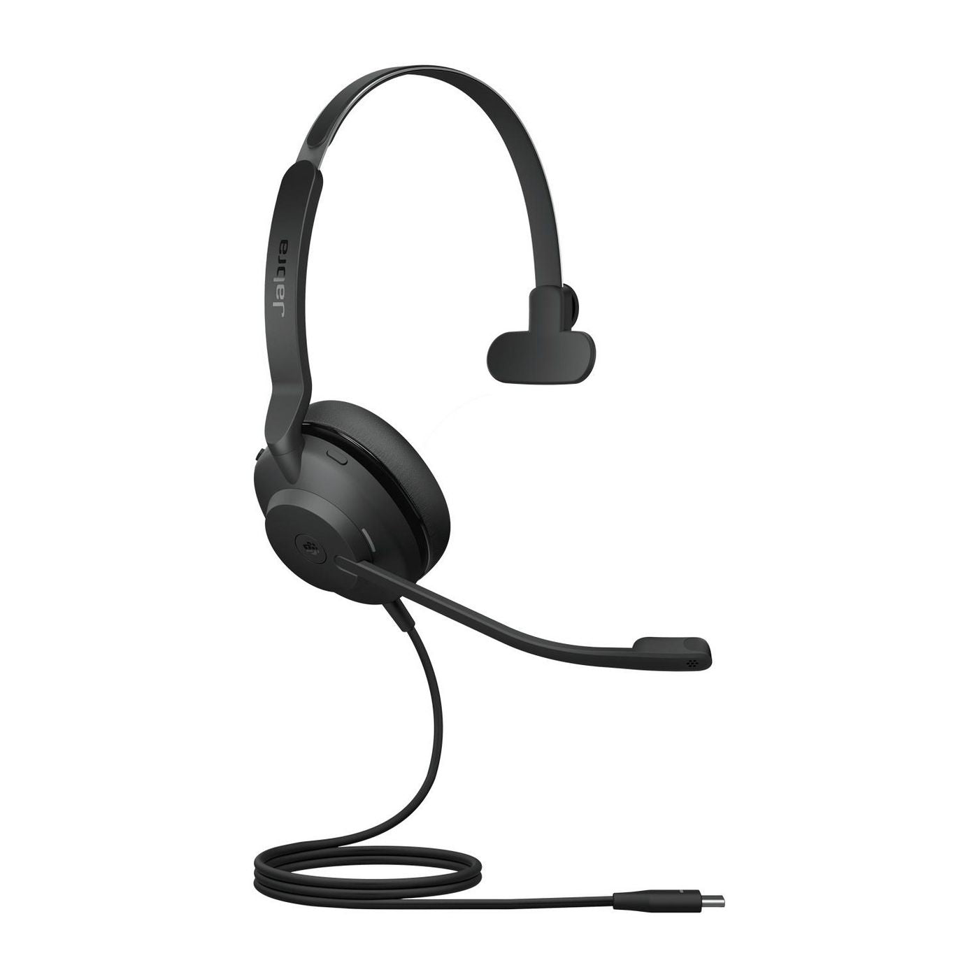 Jabra Evolve2 30 Office-Headset – On-Ear, Mono, Kabelgebunden, USB-C, MS Teams zertifiziert, Schwarz