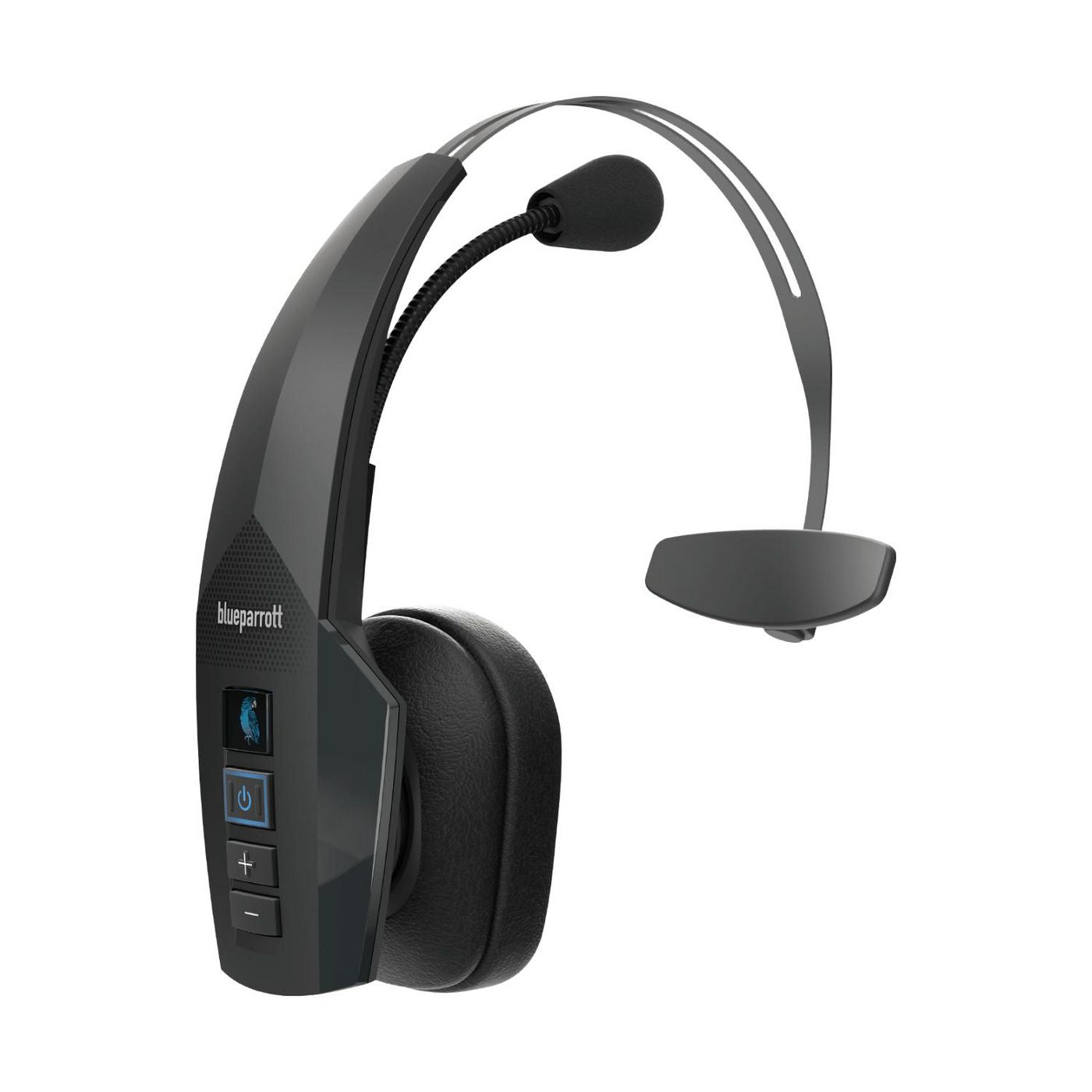 BlueParrott B350-XT Office-Headset – On-Ear, Mono, Kabel + BT, Schwarz, BT 5.0