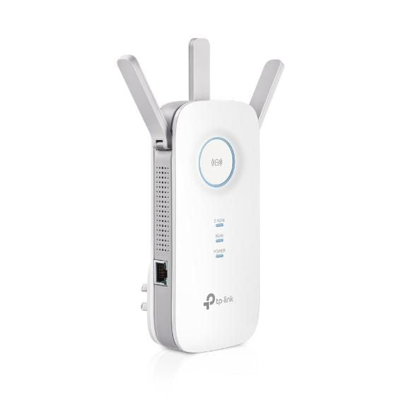 TP-Link RE450 – WLAN-Repeater – Wi-Fi 5 (802.11ac), Dual-Band, 1300 Mbit/s, 1× RJ-45 (Gigabit), Weiss
