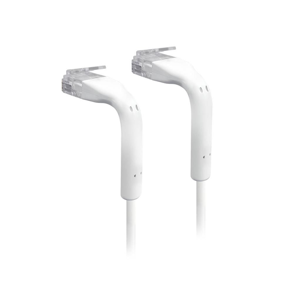 Ubiquiti U-CABLE-PATCH-RJ45 Patchkabel – Cat6, 0,22 m, Weiss, RJ-45