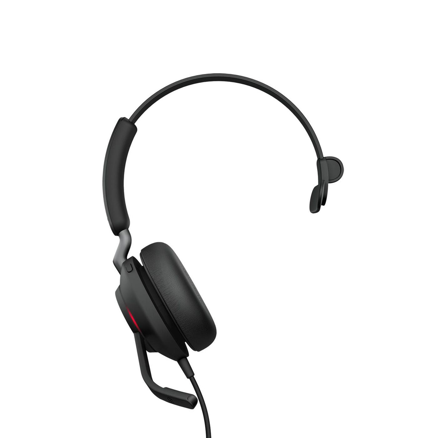 Jabra Evolve2 40 – Mono Headset, On-Ear – USB-A, ANC, Klappbares Mikrofon – Schwarz – für PC/Mac