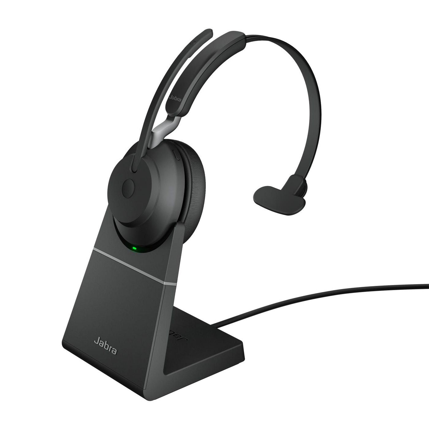 Jabra Evolve2 65 UC Mono – Mono Headset – Bluetooth, mit Ladestation – für Softphone