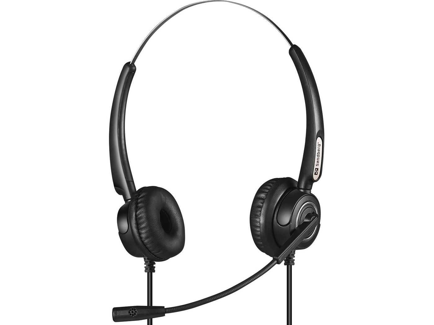 Sandberg Headset Pro Stereo – Duo Headset – USB, RJ9/11