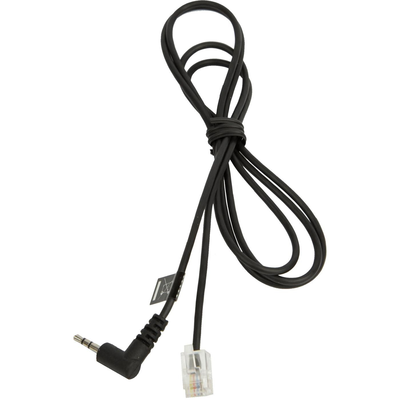 Jabra Headset-/Systemkabel – RJ-10 Stecker – 3,5 mm Klinkenstecker – 1 m, für GN9120, GN ELLIPSE, GN8000