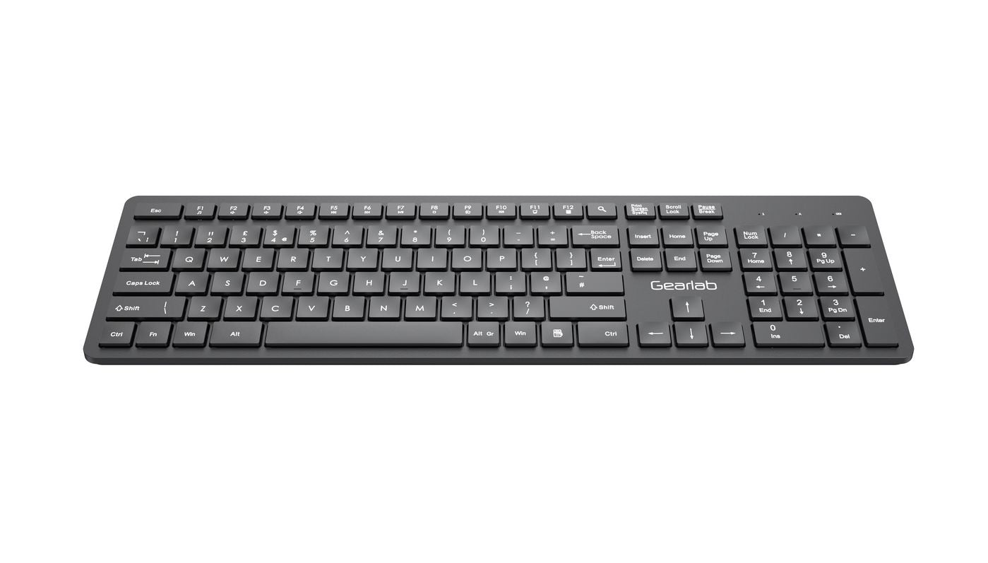 eSTUFF Tastatur – kabelgebunden, USB‑A – QWERTY (UK‑INT) – schwarz