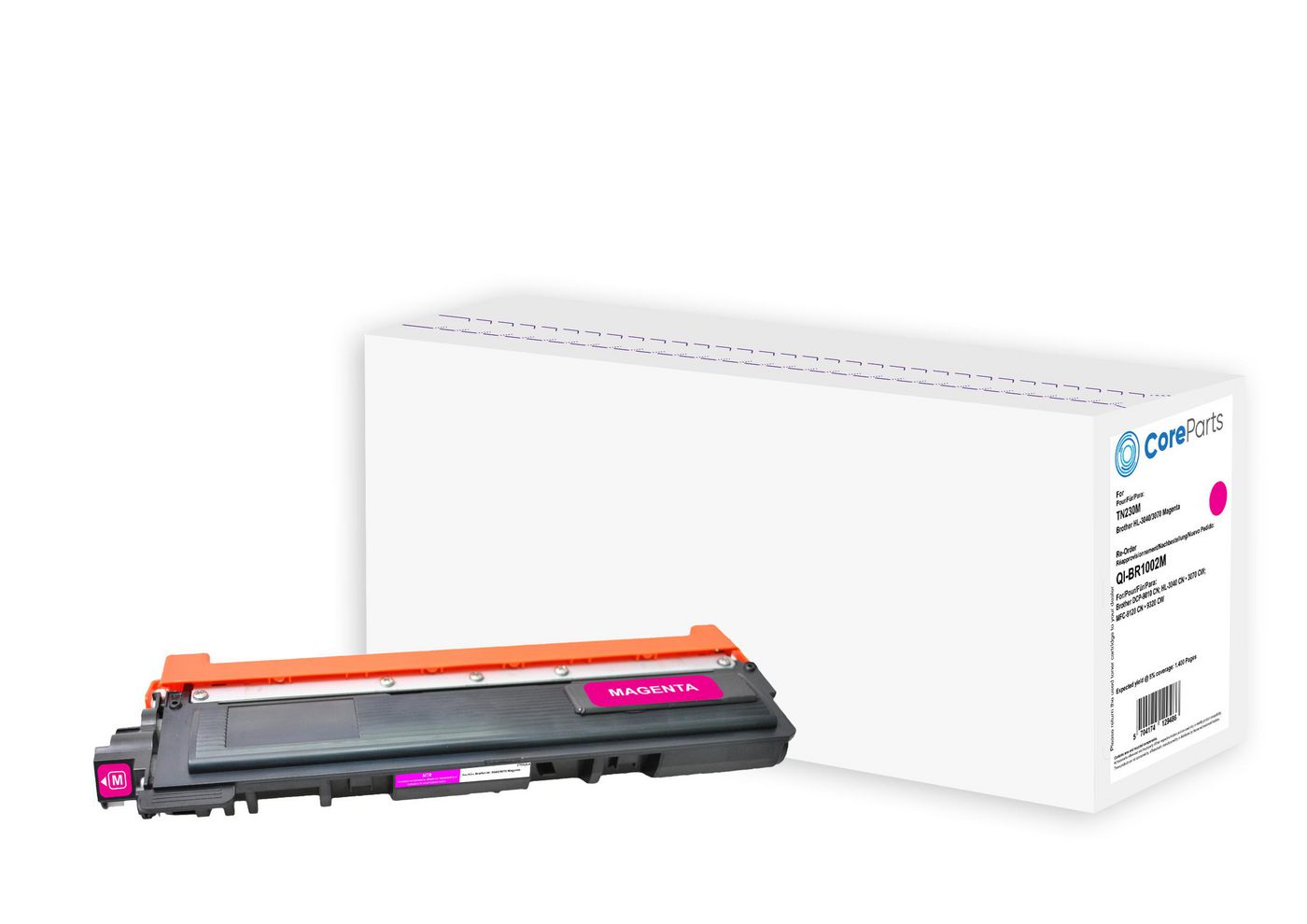 CoreParts TN230M magenta Toner – kompatibel – 1'400 Seiten – für Brother HL-3040/3070