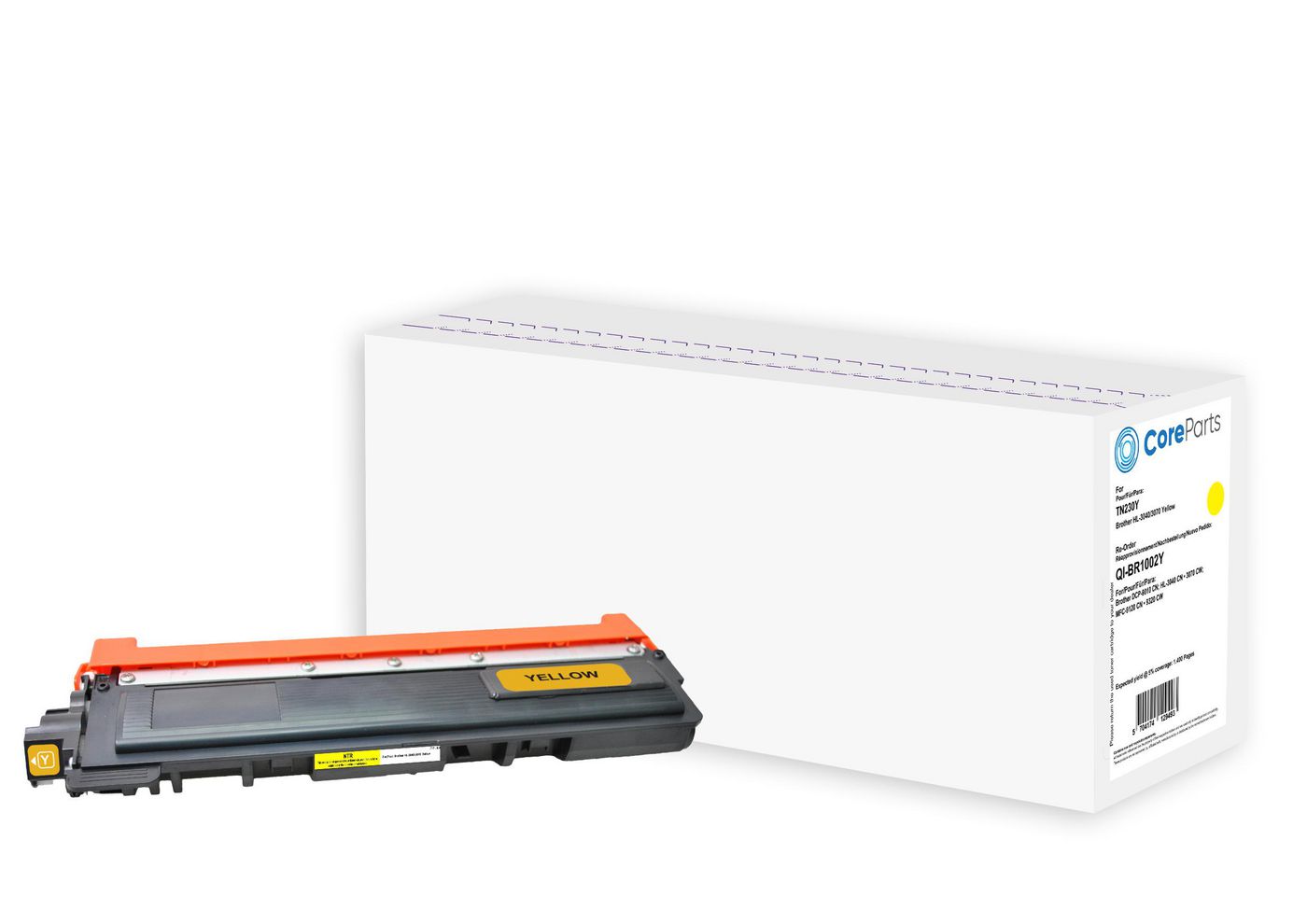 CoreParts TN230Y Gelber Toner – Original – 1'400 Seiten – für Brother HL-3040/3070