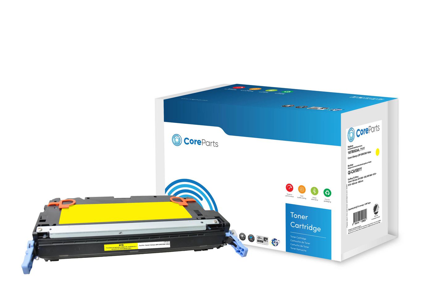 CoreParts 1657B002AA Gelber Toner – Kompatibel – 6'000 Seiten – für Canon I-Sensys LBP-5300/LBP-5360