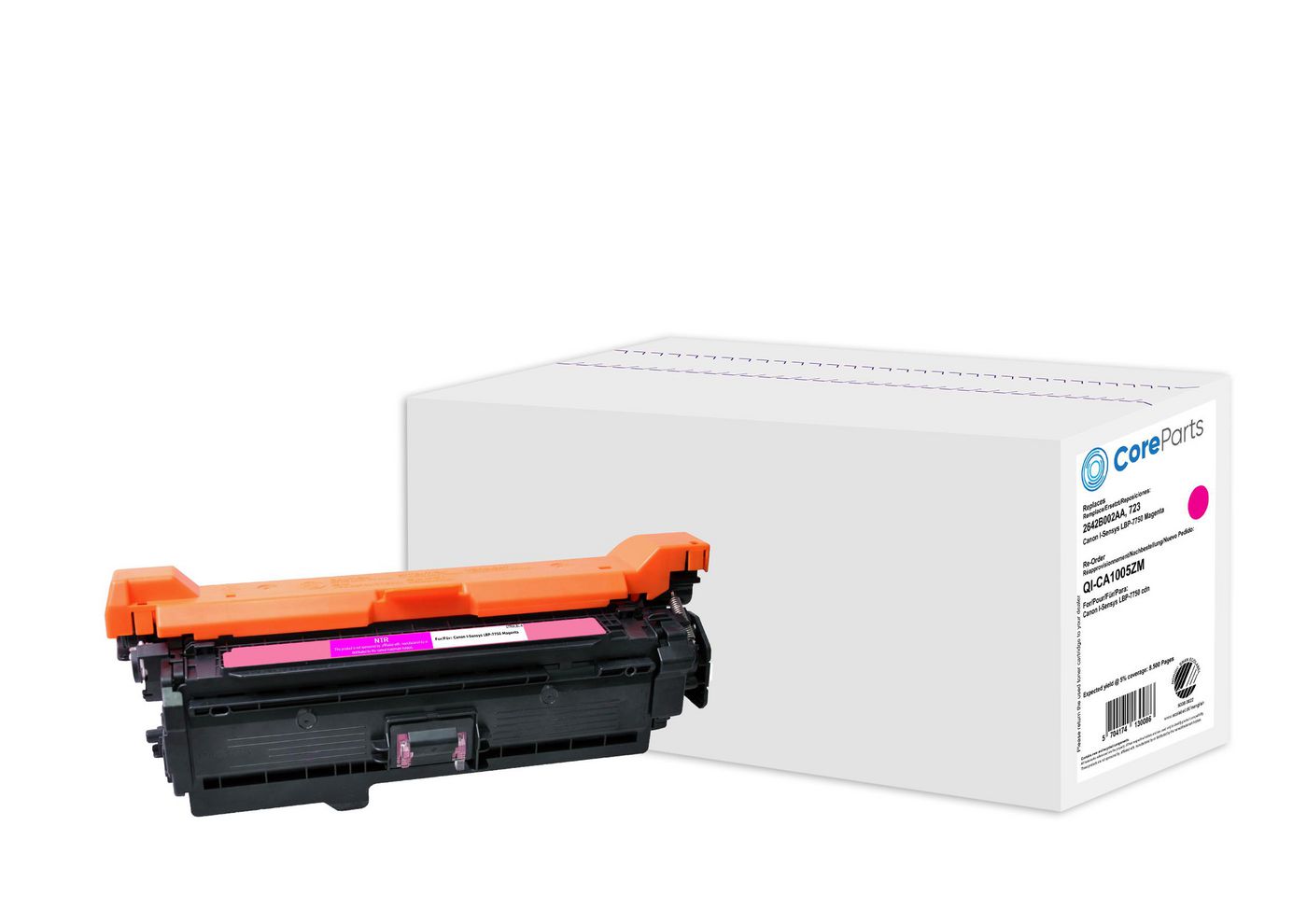 CoreParts 2642B002AA Magenta Toner – Kompatibel XL – 8'500 Seiten – für Canon I-Sensys LBP-7750 cdn