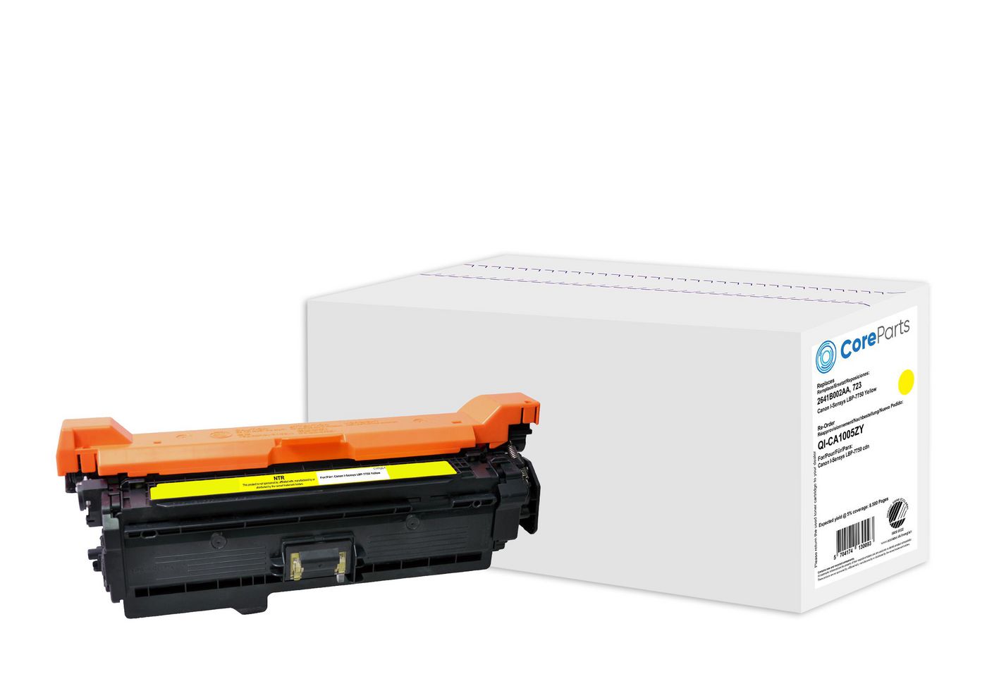 CoreParts 2641B002AA Gelber Toner – Kompatibel XL – 8'500 Seiten – für Canon I-Sensys LBP-7750 cdn