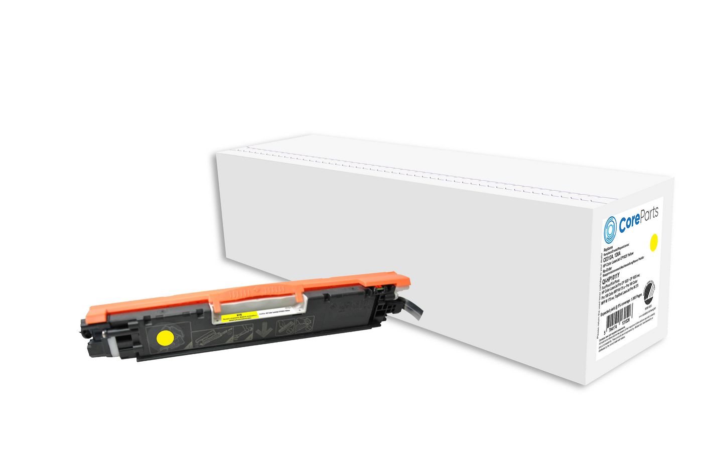 CoreParts CE312A Gelber Toner – Kompatibel – 1'000 Seiten – für HP Color LaserJet CP1025/126A