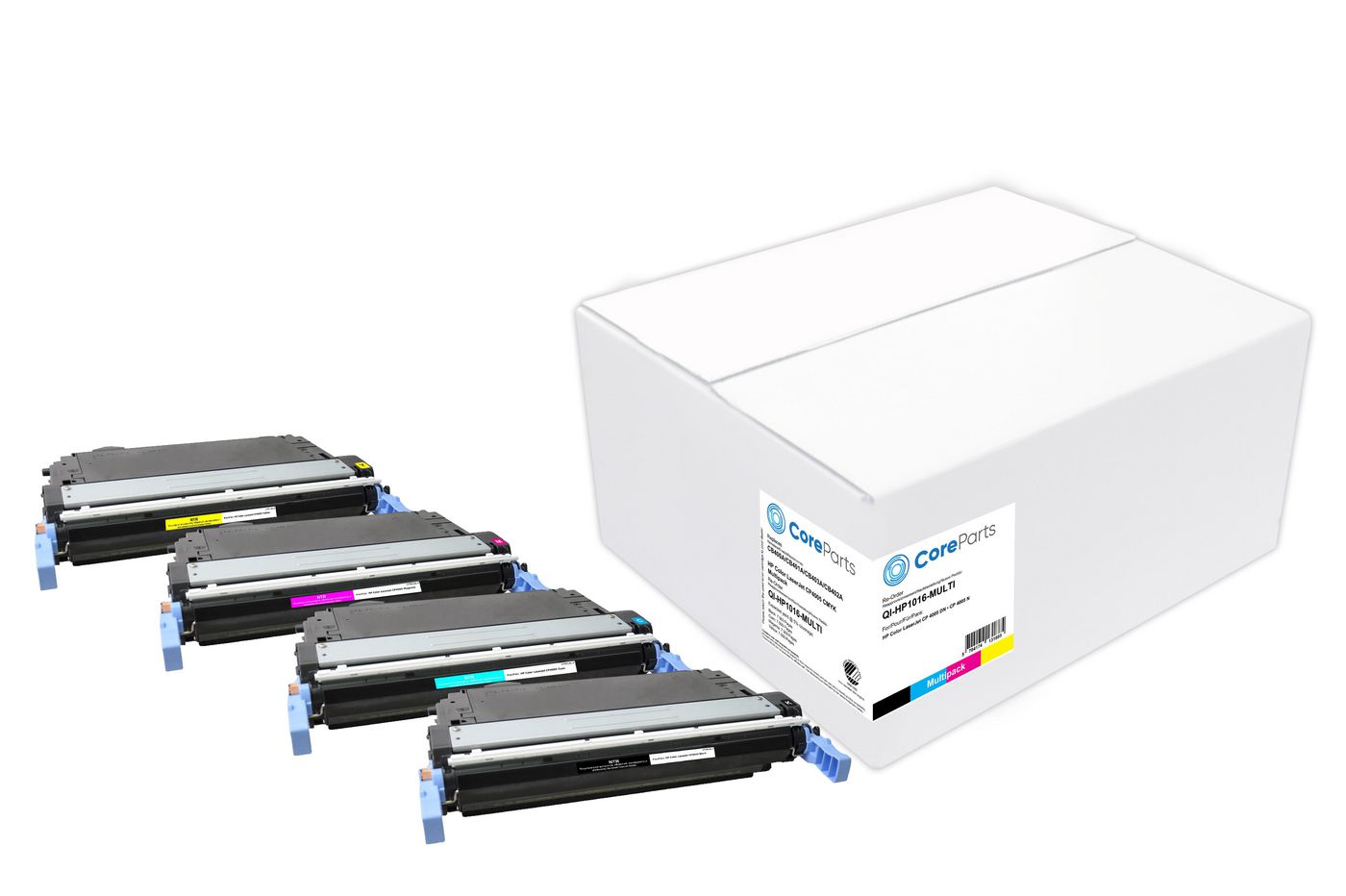 CoreParts Toner-Multipack – BK/C/M/Y, 7500 Seiten – für HP Color LaserJet CP4005