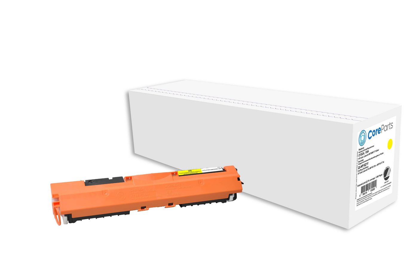 CoreParts 130A (CF352A) Gelber Toner – Kompatibel – 1'000 Seiten – für HP LaserJet M176/M177